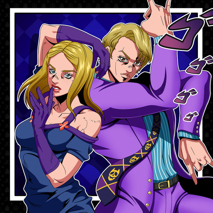 JJBA Commish Illustration 4